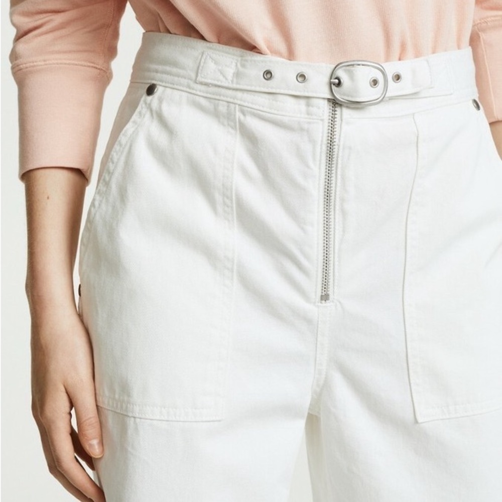 RAG & BONE Vintage White Utility Field Jeans